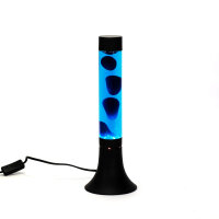 Lampe à lave stylée YVONNE Bleu H:38cm...