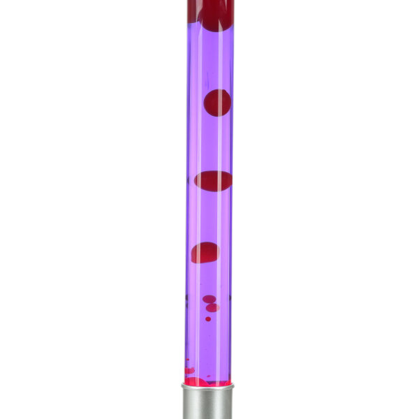 Große Lavalampe ALAN H:76cm Rot Wachs Lila Retro