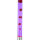 Große Lavalampe ALAN H:76cm Rot Wachs Lila Retro