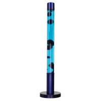 Lampe à lave design XXL bleue bleu clair ronde...