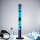 Design Lavalampe XXL Blau Hellblau rund 76cm ALAN