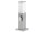 Lampe dext&eacute;rieur en acier inoxydable Colonne d&eacute;nergie double 36cm IP44
