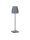 Akku Tischlampe LED Dunkelgrau 38 cm IP54 Touch Dimmer