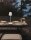 Tragbare LED Tischlampe Akku Weiß 38 cm IP54 dimmbar
