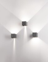 LED Außenwandleuchte Up Down IP54 11,2 cm breit...