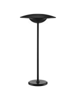 Akku Tischlampe LED kabellos IP54 38 cm Schwarz Touch Dimmer