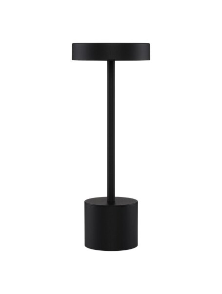 Akku Tischlampe LED kabellos IP54 30 cm Schwarz Touch Dimmer
