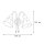 Applique murale ALKMENE Laiton Verre Classique noble