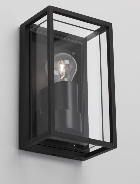 Außenwandleuchte IP65 E27 24 cm hoch Anthrazit BENTON Modern