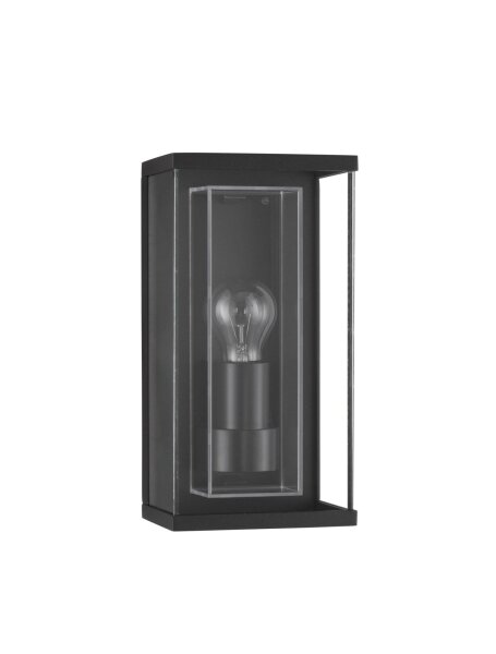 Wandlampe außen Anthrazit 30 cm hoch IP65 E27 BENTON Modern