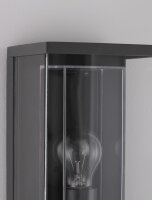 Wandlampe außen Anthrazit 30 cm hoch IP65 E27...
