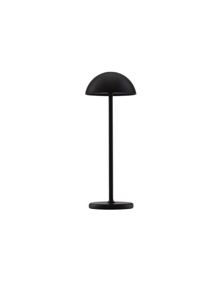 Akku Tischlampe LED IP54 32 cm hoch Schwarz Touch Dimmer