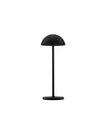 Akku Tischlampe LED IP54 32 cm hoch Schwarz Touch Dimmer