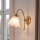 Wandleuchte Messing Glas edel E14 Flur ALKMENE