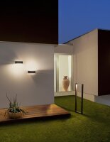 LED Außenwandleuchte schmal IP54 20 cm breit...