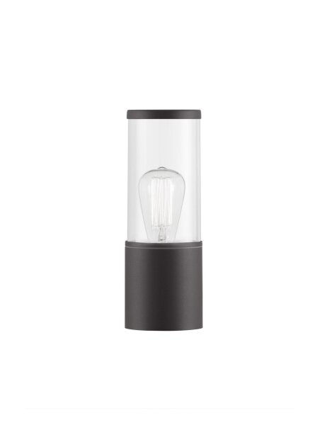 Wegeleuchte Dunkelgrau 25 cm hoch IP65 E27 CAREY Aluminium