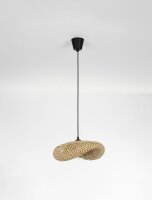 Hängelampe Boho Braun 42 x 32 cm E27 Bambus Metall
