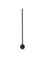 LED Wandlampe schmal 60 cm Schwarz Aluminium...