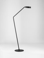 LED Stehlampe 170 cm Schwarz dimmbar 2 flammig...