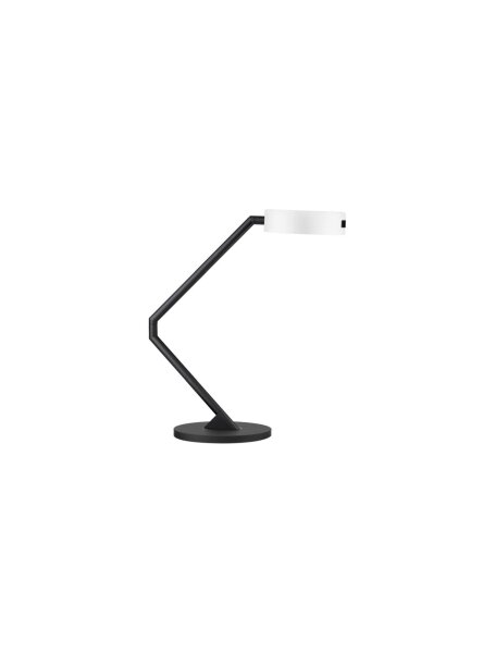 LED Tischlampe 57 cm Schwarz Weiß Touch Dimmer 2 flammig