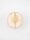 LED Wandlampe rund 20 cm breit in Gold Creme warmweiß Modern