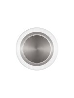 LED Wandleuchte in Nickel 17 cm breit Ring warmweiß...