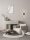 LED Wandlampe indirekt 60 cm breit Schwarz Minimalistisch