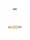 LED Pendelleuchte in Gold Ø 60 cm dimmbar Ring warmweiß CODY