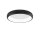 LED Deckenlampe rund Ø 41 cm Schwarz dimmbar warmweiß Modern