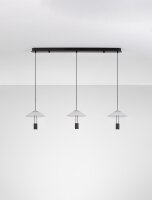 LED Pendelleuchte Up Down 100 cm lang Schwarz Weiß...