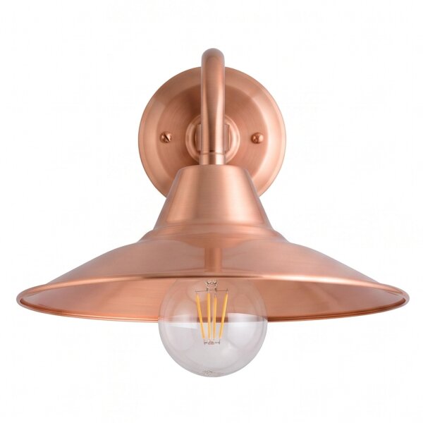 Wandleuchte Schirm in Kupfer aus Messing ANGELOS