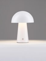 LED Tischlampe Weiß 22 cm Akku Touch Dimmer...