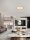 LED Deckenlampe flach Ø 60 cm in Gold dimmbar Farbwechsel