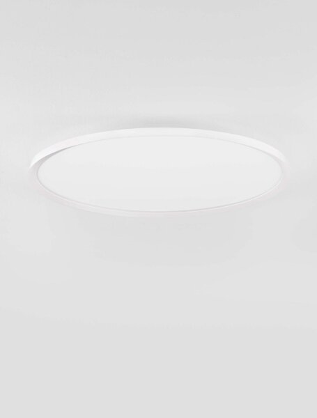 LED Deckenlampe Weiß Ø 60 cm dimmbar flach CCT DELANO