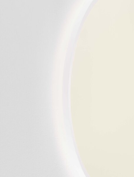 LED Deckenlampe Weiß Ø 60 cm dimmbar flach CCT DELANO