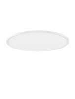 LED Deckenlampe Wei&szlig; &Oslash; 60 cm dimmbar flach CCT DELANO