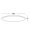LED Deckenlampe Weiß Ø 60 cm dimmbar flach CCT DELANO