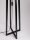 Stehlampe E27 153 cm Schwarz Grau Holz Stoffschirm Modern