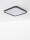 LED Deckenlampe flach 48 cm breit Schwarz Weiß warmweiß