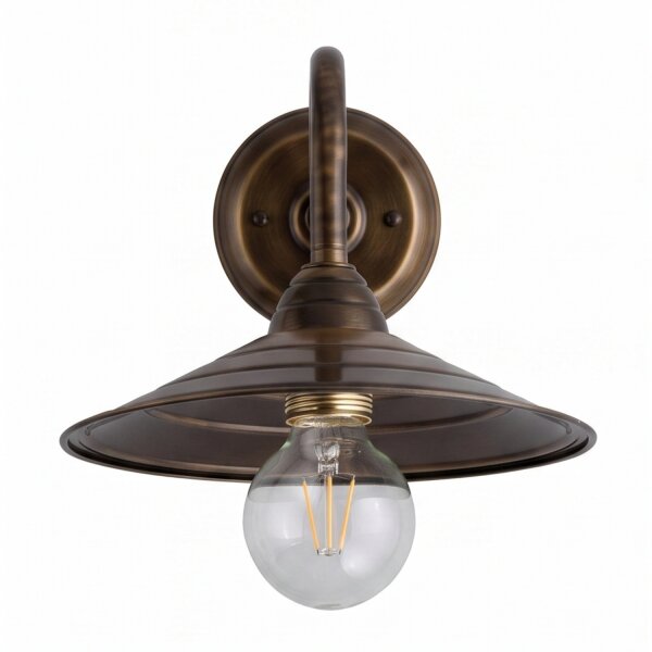Petite lampe murale en laiton Classique Lampe antique