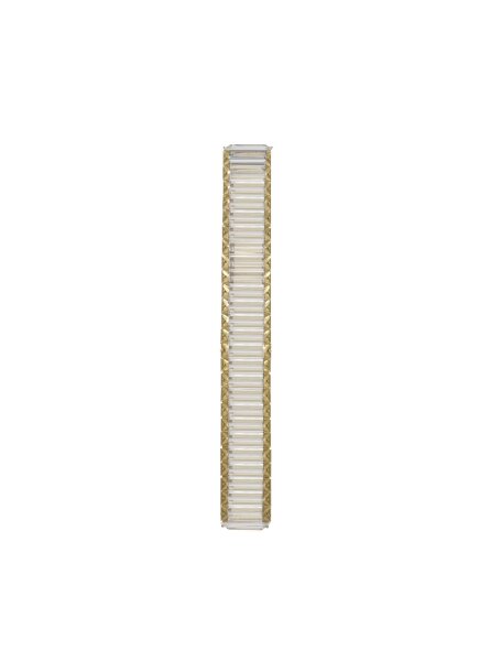 LED Wandleuchte Kristall in Gold 60 cm hoch neutralweiß