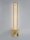 LED Wandlampe schmal 60 cm in Gold Kristall neutralweiß