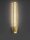 LED Wandlampe schmal 60 cm in Gold Kristall neutralweiß