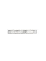 LED Wandleuchte in Chrom Kristall 60 cm hoch 1428 lm
