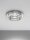 LED Deckenleuchte in Chrom Ø 50 cm dimmbar Kristall Modern