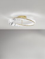 LED Deckenlampe Kristall Ø 60 cm dimmbar in Gold...