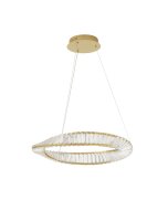 LED Kronleuchter &Oslash; 60 cm in Gold dimmbar...