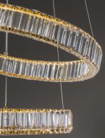 LED Pendelleuchte Ø 60 cm in Gold dimmbar...
