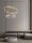 LED Pendelleuchte Ø 60 cm in Gold dimmbar höhenverstellbar