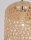 Hängelampe Boho Schwarz Beige 24 cm breit E27 Rattan Metall